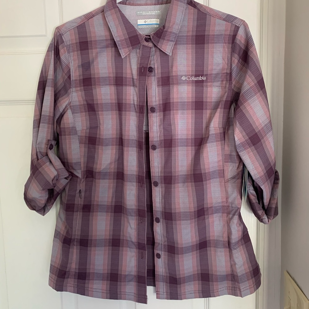 NWT columbia plaid shirt